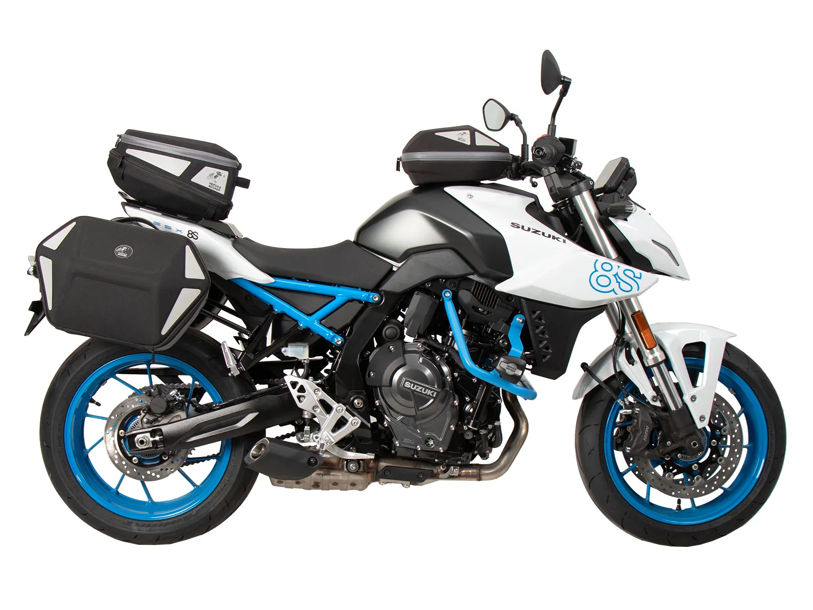 C-Bow side carrier black for Suzuki GSX-8S (2023-)