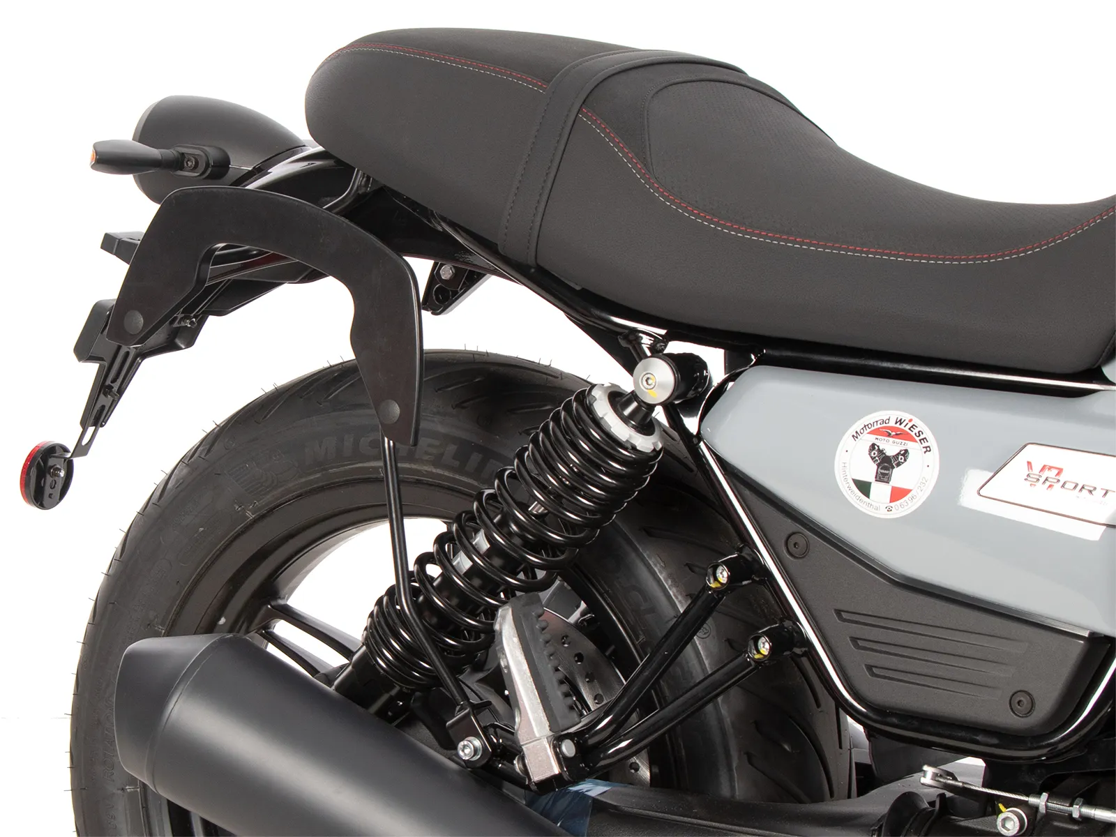 C-Bow side carrier black for Moto Guzzi V7 Stone (2025-)