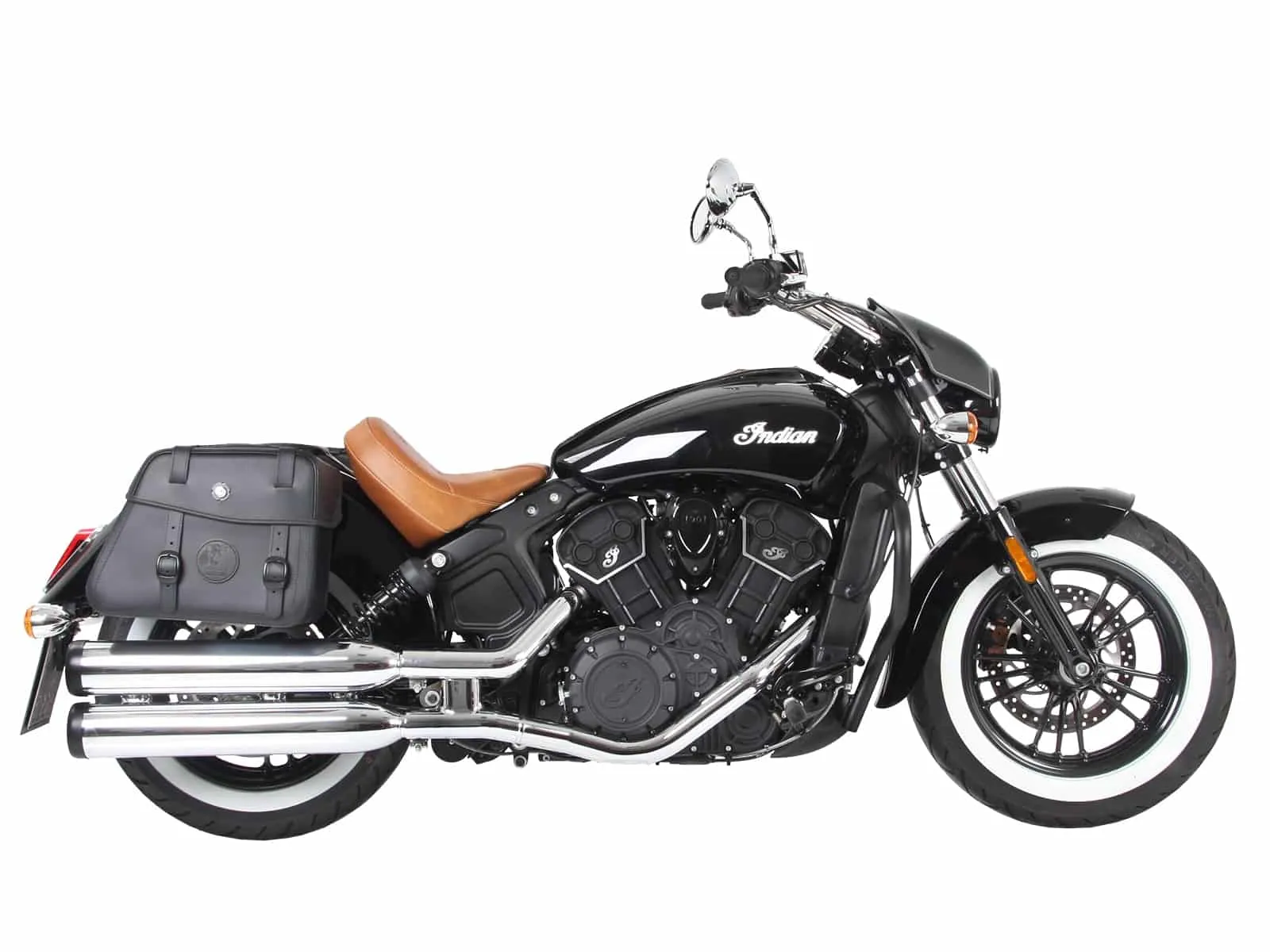 C-Bow side carrier chrome for Indian Scout/Sixty (2015-2024)