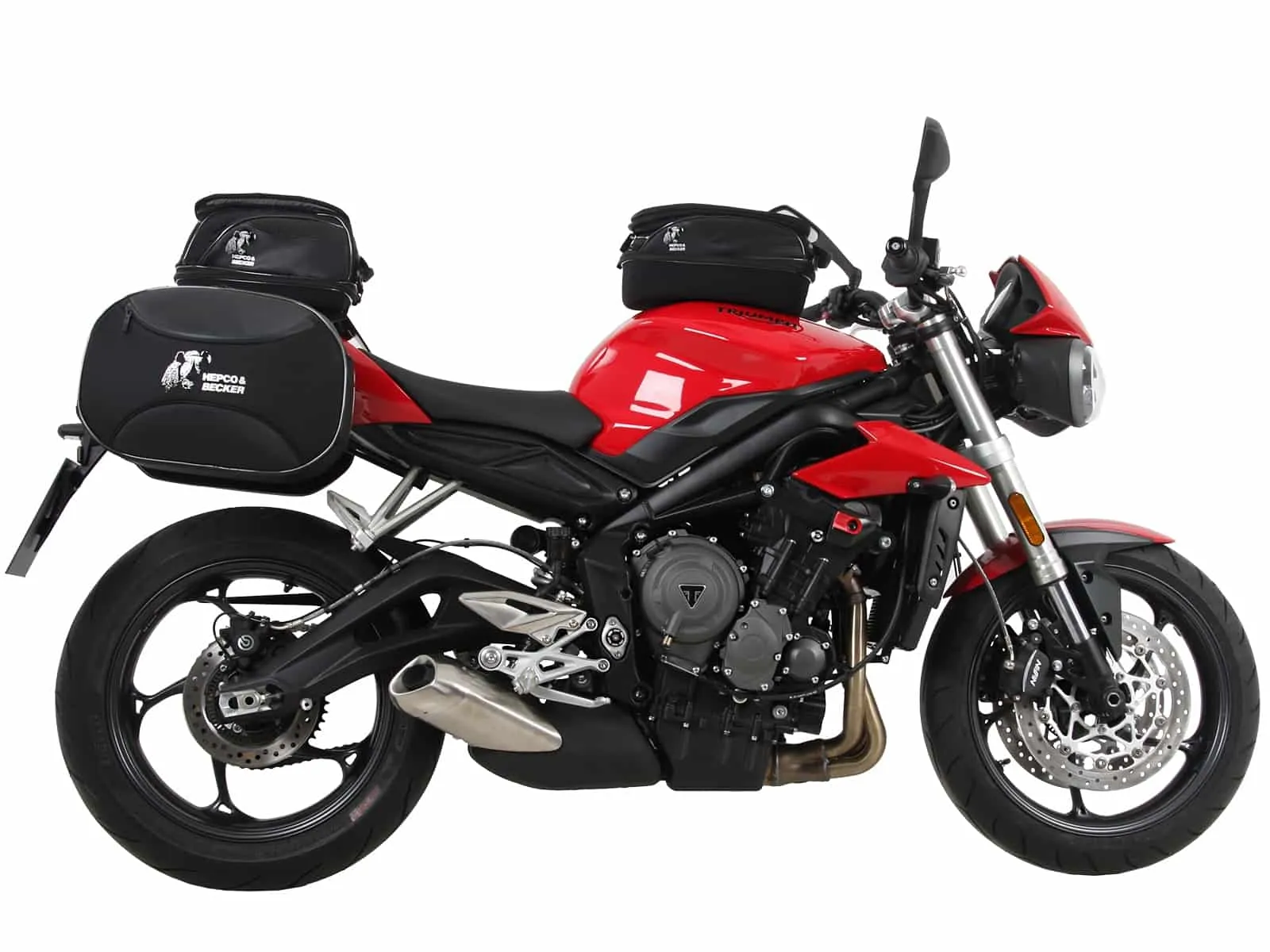 C-Bow side carrier black for Triumph Street Triple 765 S/R/RS/R Low/Moto2 (2017-)