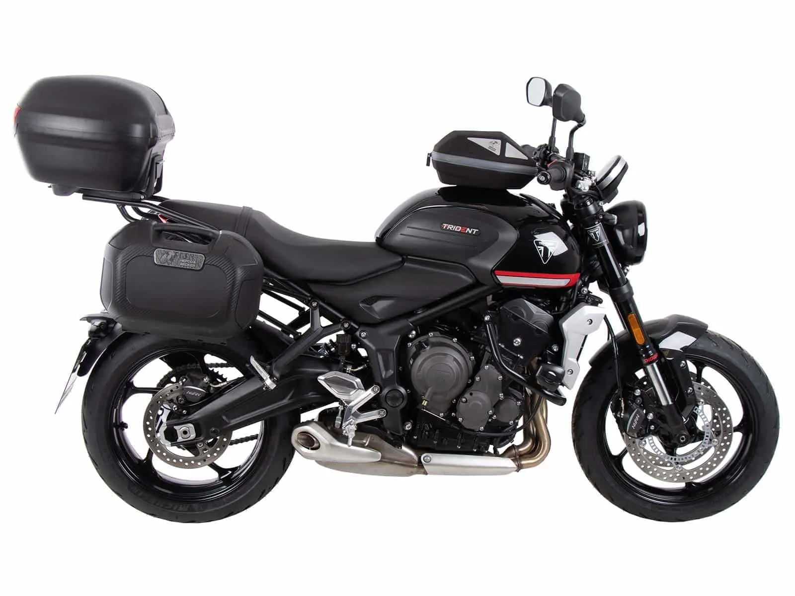 C-Bow side carrier black for Triumph Trident 660 (2021-2024)
