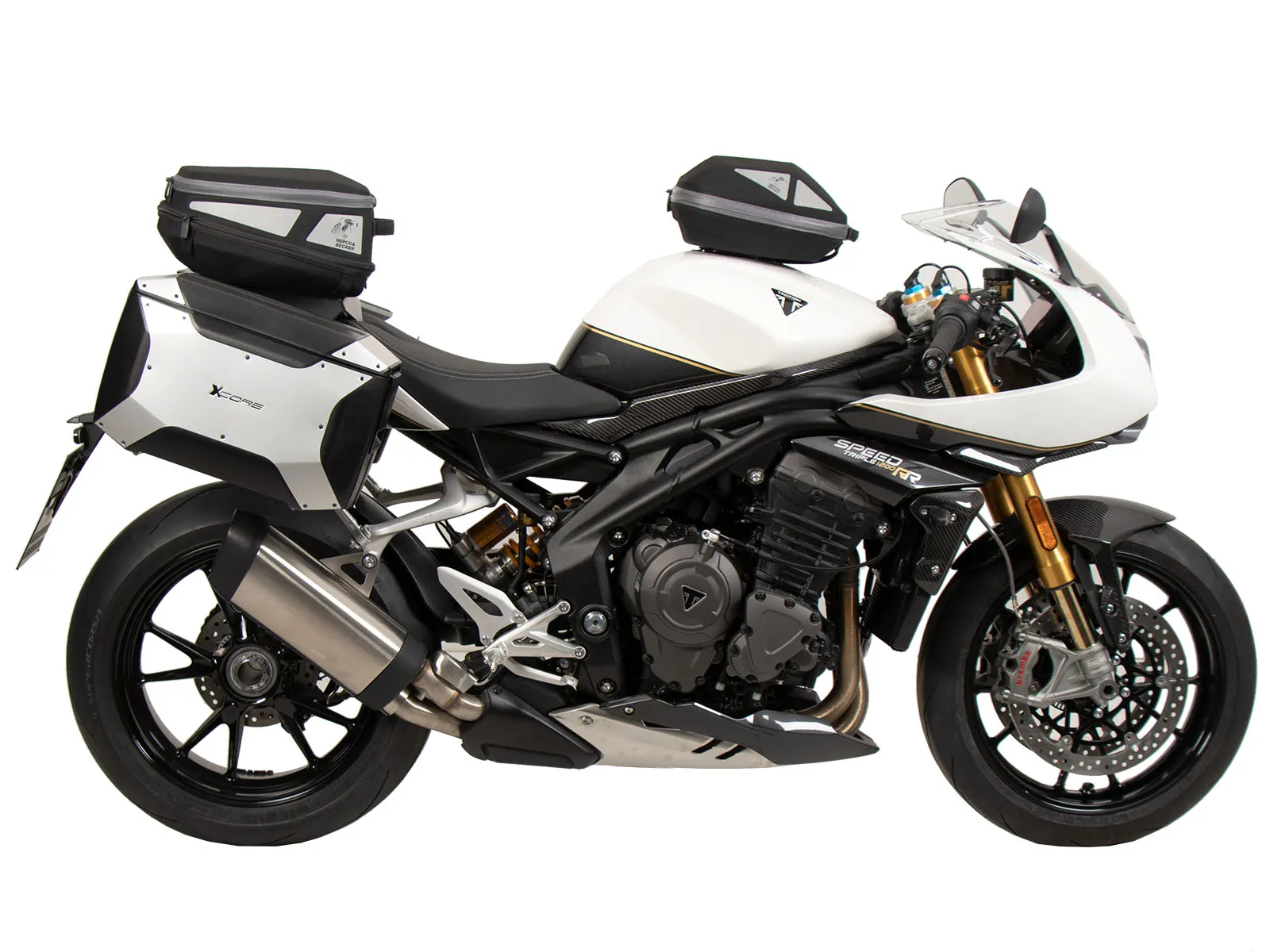 C-Bow side carrier black for Triumph Speed Triple 1200 RS/RR (2021-)
