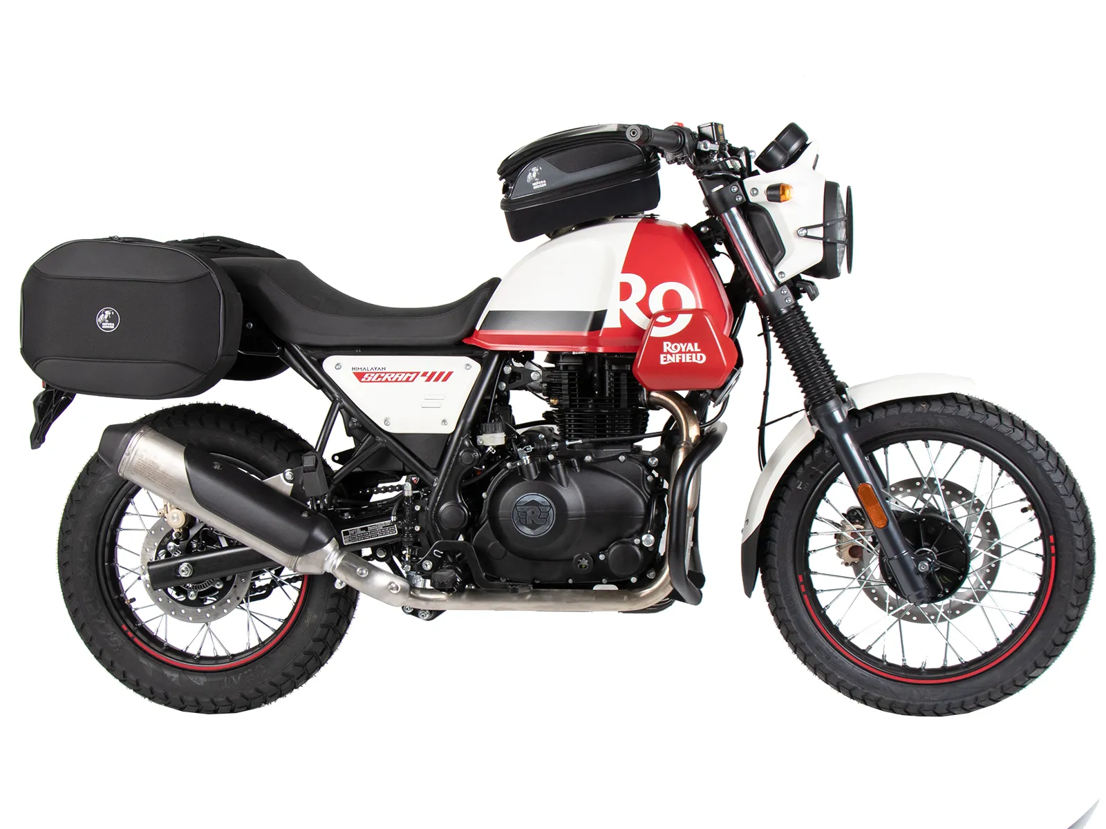 C-Bow side carrier black for Royal Enfield Scram 411 (2022-2024)