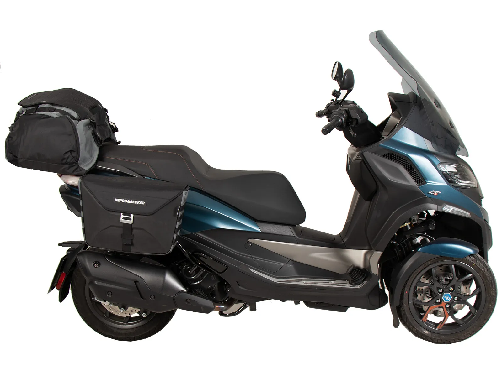 C-Bow side carrier black for Piaggio MP3 Exclusive 530 (2022-)