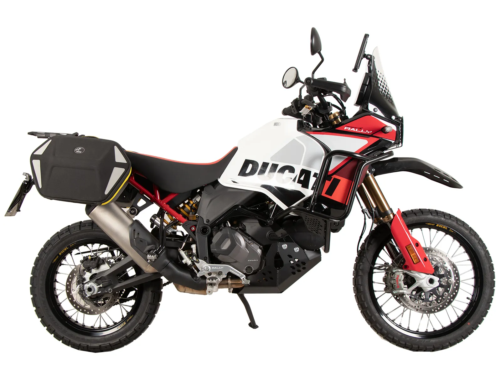 C-Bow side carrier black for Ducati DesertX Rally (2024-)