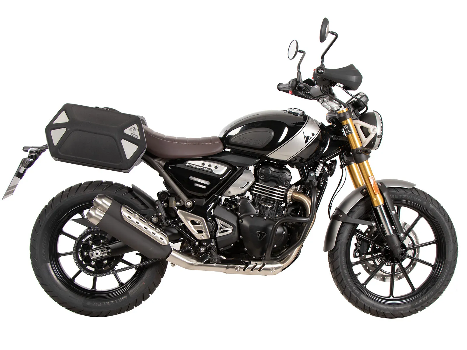 C-Bow side carrier black for Triumph Scrambler 400 X (2024-)