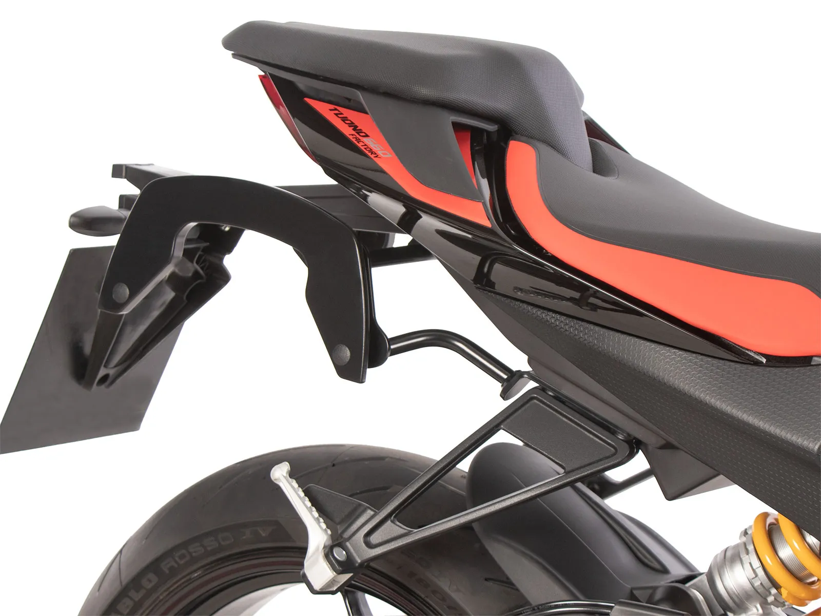 C-Bow side carrier black for Aprilia Tuono 660 Factory (2022-)