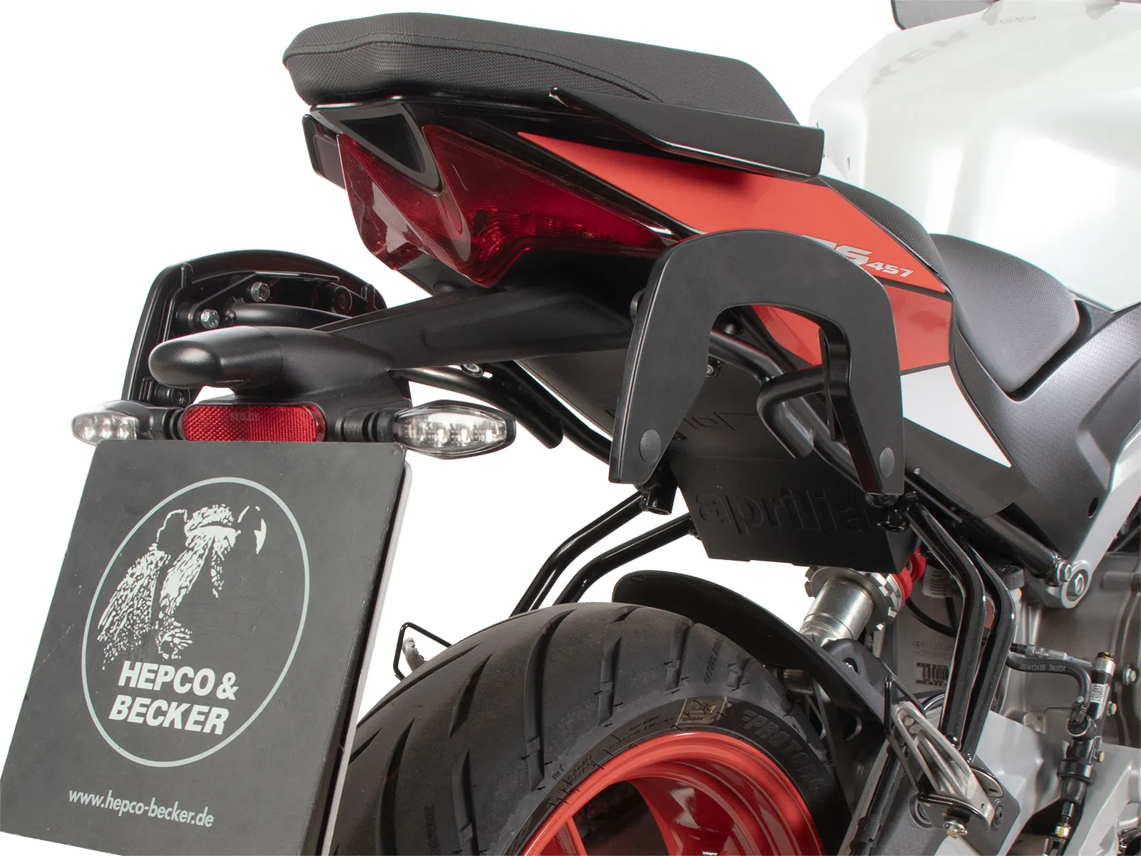 C-Bow side carrier black for Aprilia RS 457 (2024-)