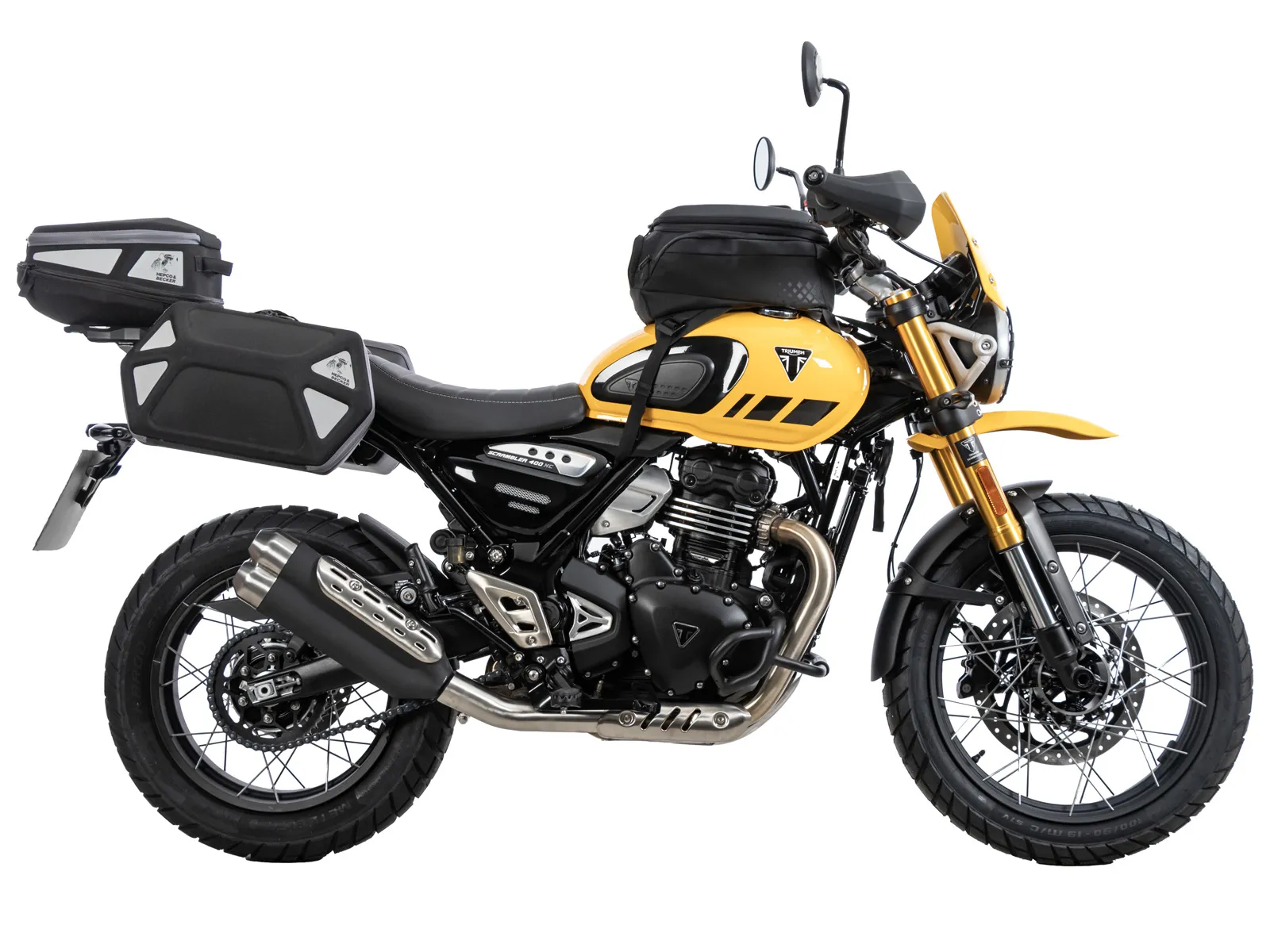 C-Bow side carrier black for Triumph Scrambler 400 XC (2025-)