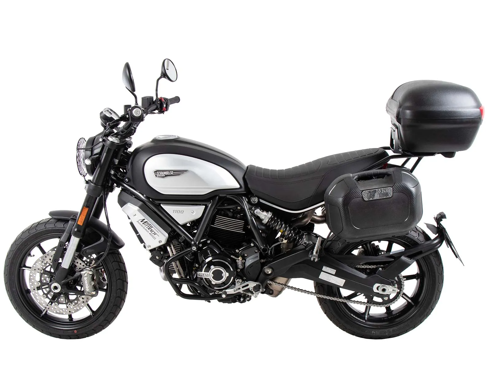 C-Bow side carrier one-sided left black for Ducati Scrambler 1100 Dark Pro/Pro/Sport Pro (2021-2024)