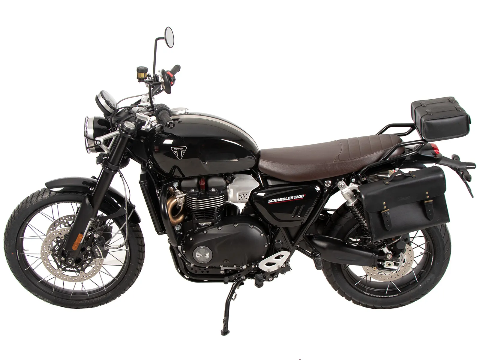 C-Bow side carrier one-sided left black for Triumph Scrambler 1200 X (2024-)