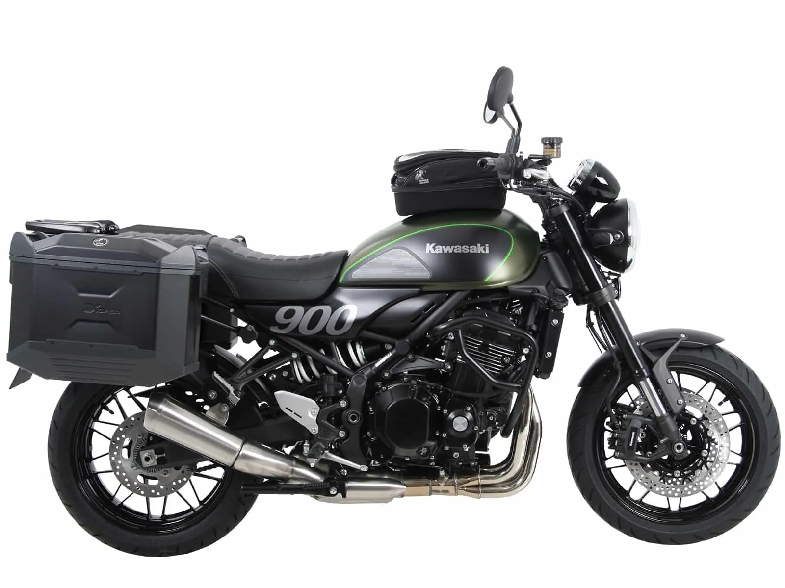 Lock-it black side case carrier for Kawasaki Z 900 RS/Cafe (2018-2025)
