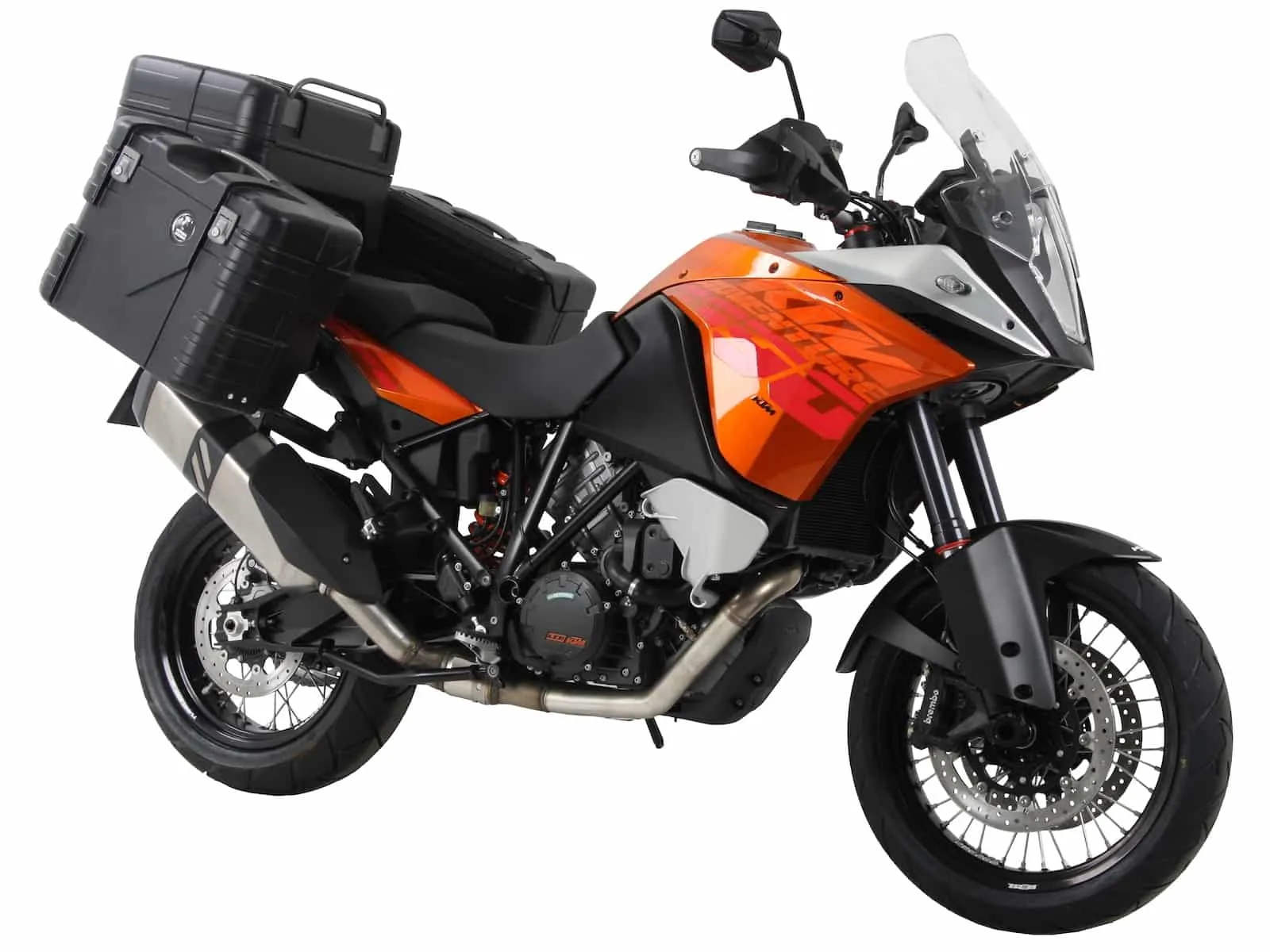 Lock-it black side pannier rack for KTM 1090 Adventure (2017-2018)