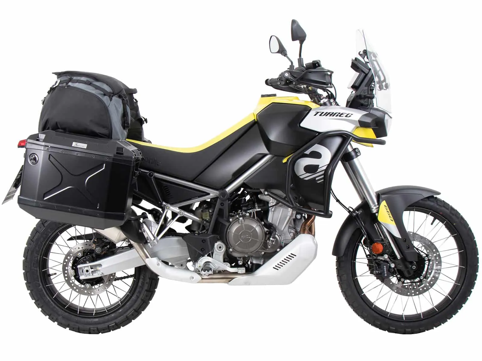 Case carrier set cutout black incl. Xplorer cutout black Case set for Aprilia Tuareg 660 (2022-2024)