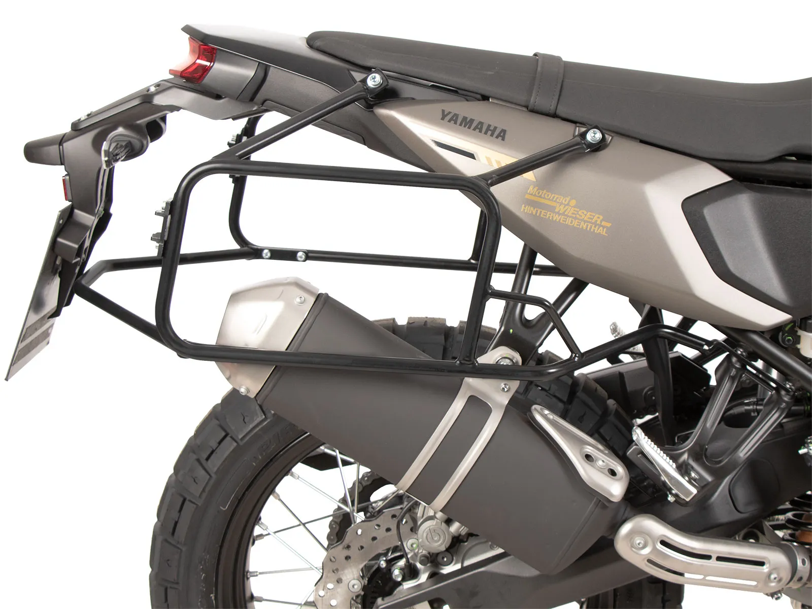 Side case carrier fixed black for Yamaha T√©n√©r√© 700 (2025-)