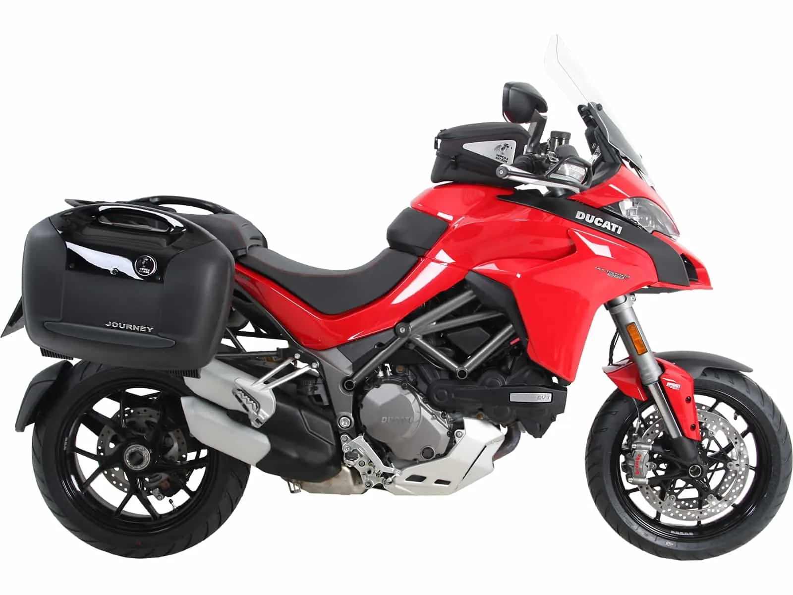 Side case carrier fixed black for Ducati Multistrada 1260/S (2018-2020)
