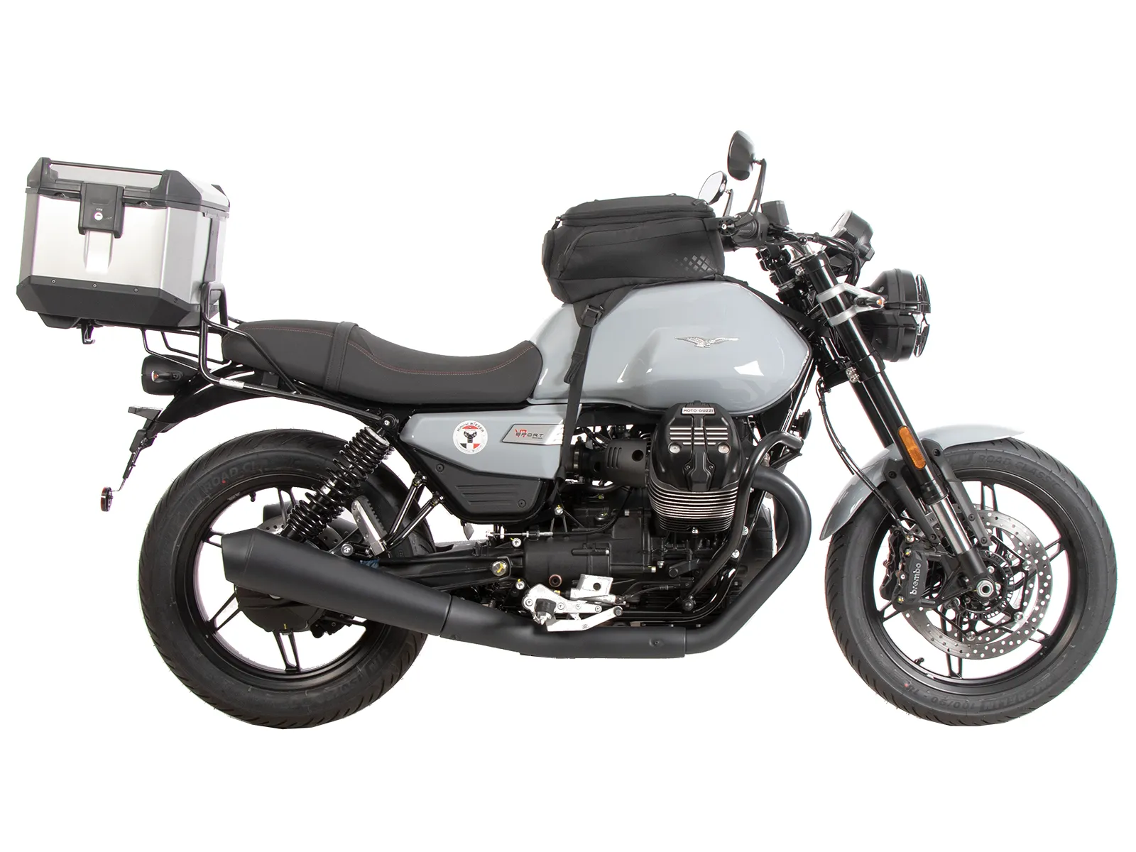 Tubular luggage rack Topcaseträger black for Moto Guzzi V7 Special (2025-)