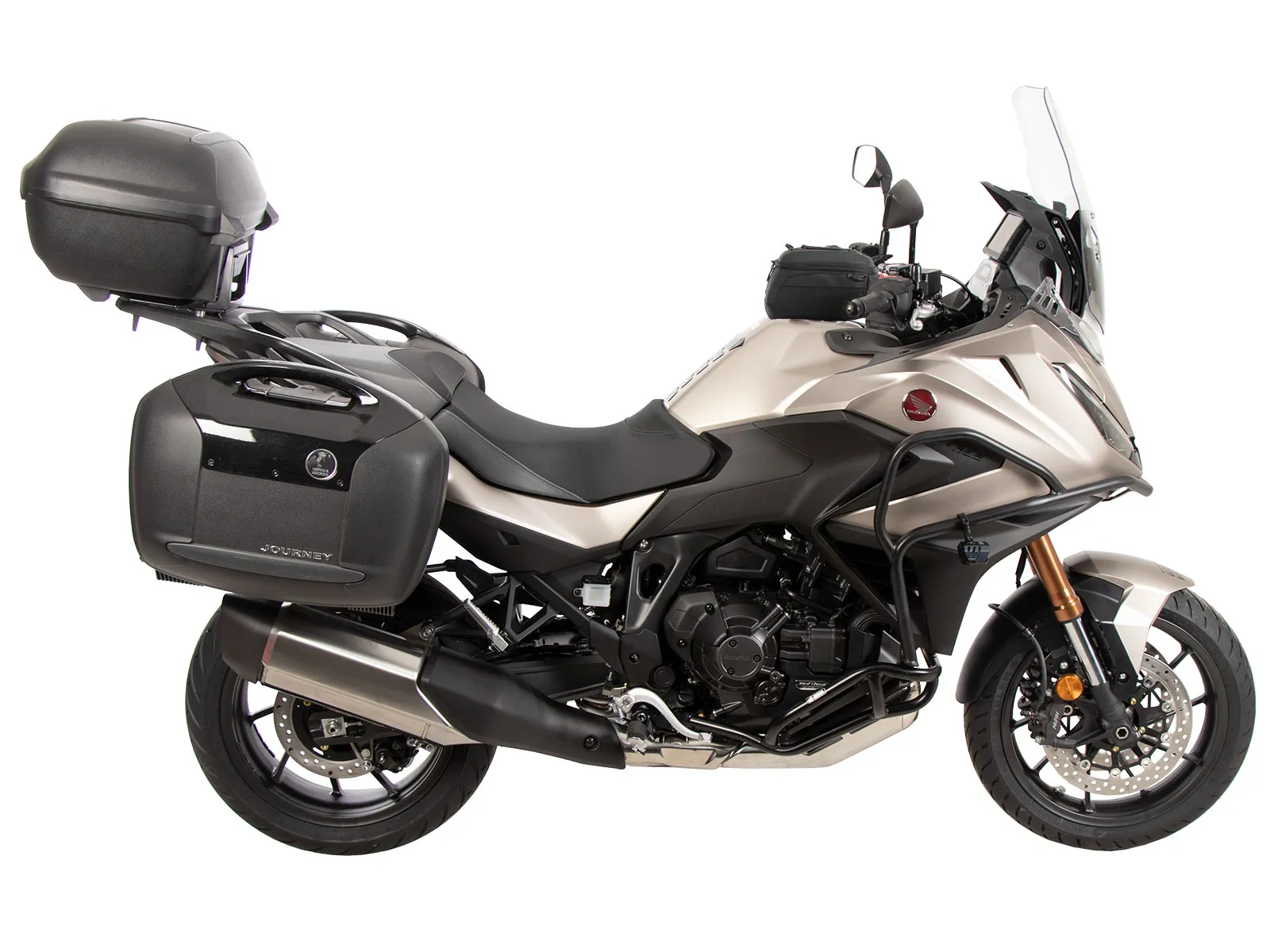 Alurack top case carrier black for combination with original luggage rack black for Honda NT 1100 / DCT / ES (2025-)