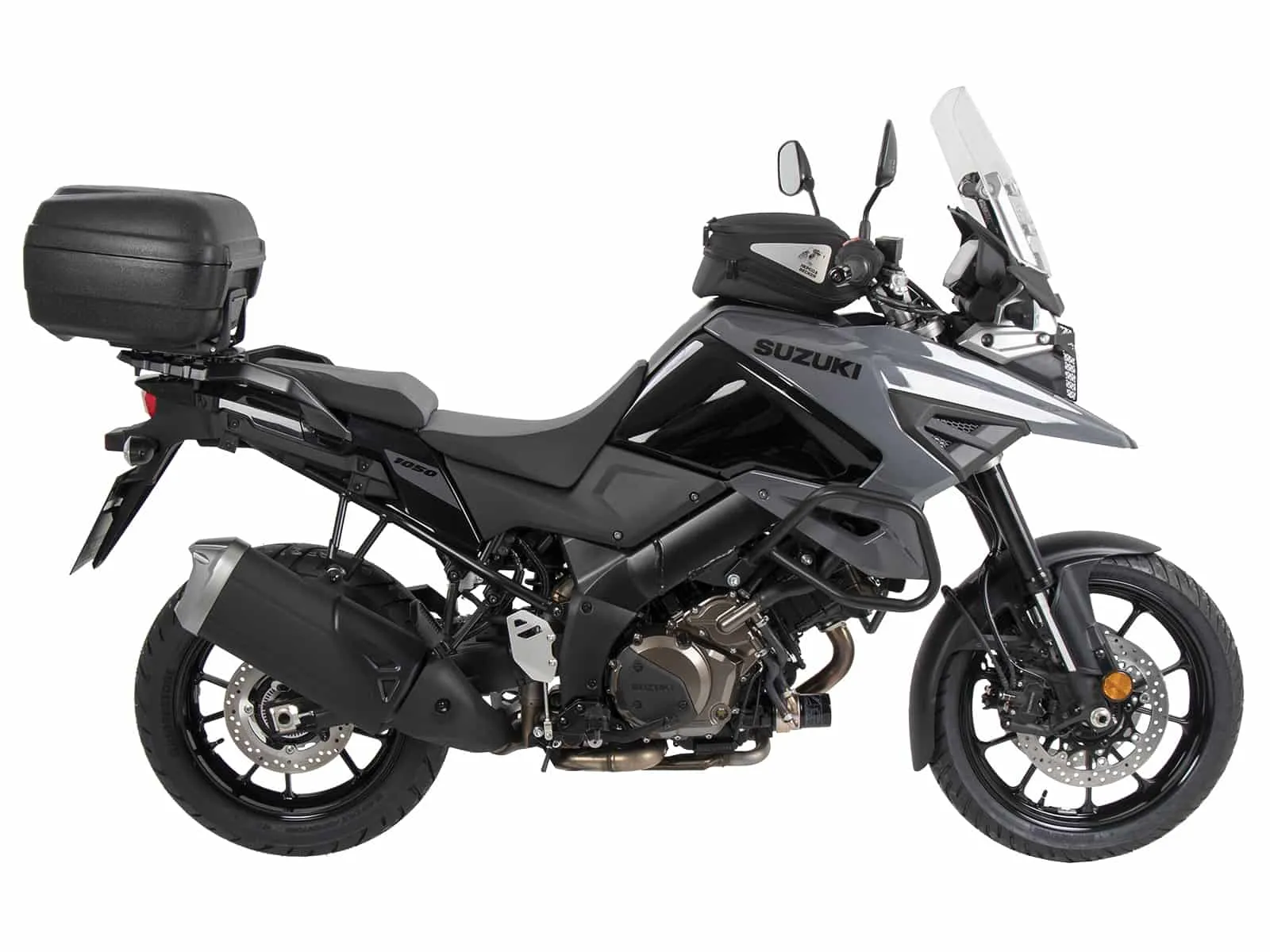 Easyrack top case carrier for combination with original luggage rack black for Suzuki V-Strom 1050 / XT (2020-2022)