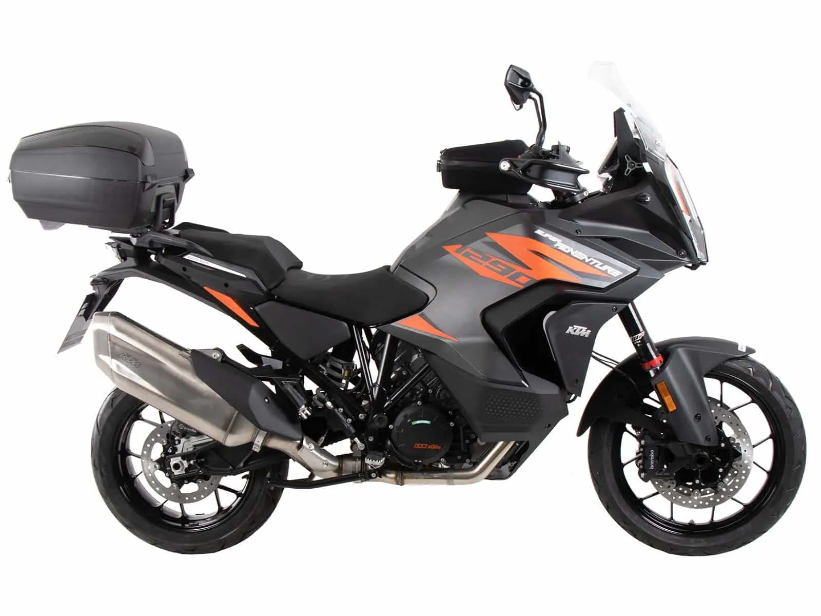 Easyrack top case carrier for combination with original bridge black for KTM 1290 Super Adventure S/R (2021-2024)