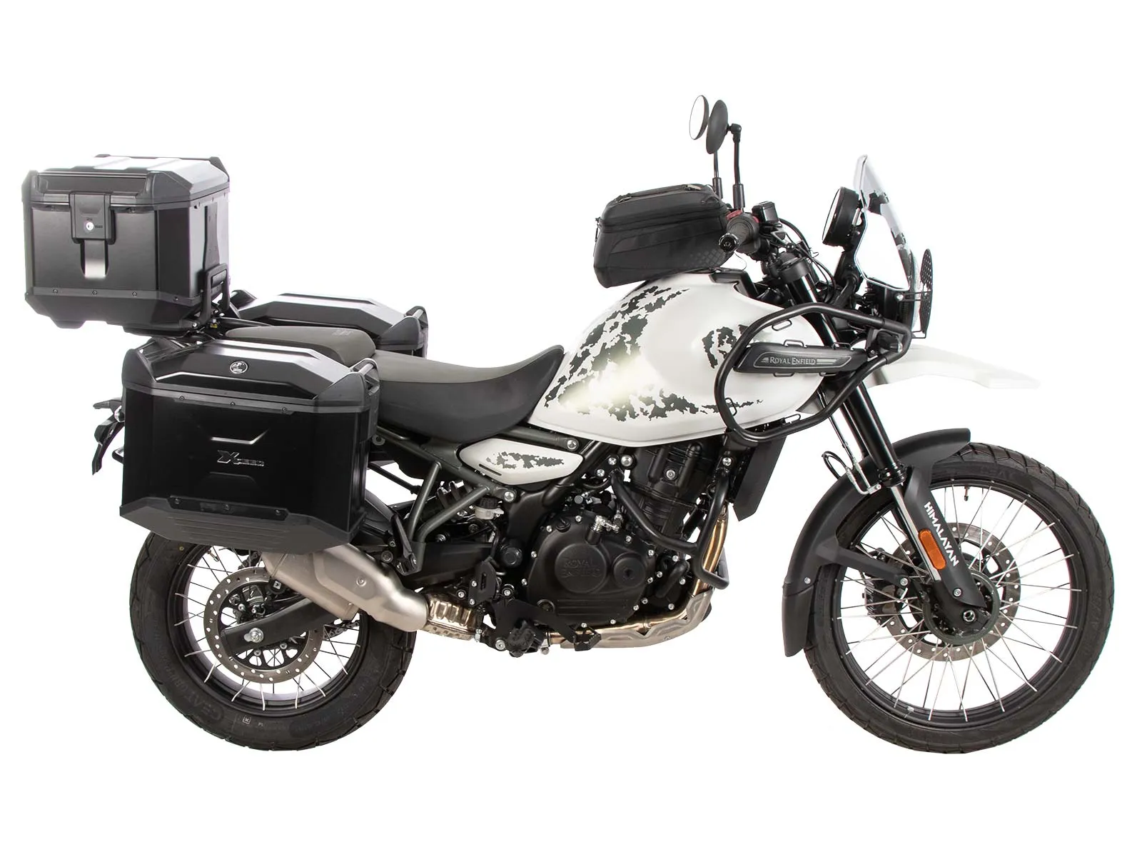 Easyrack top case carrier black for combination with original luggage rack for Royal Enfiel Himalayan 450 (2024-)