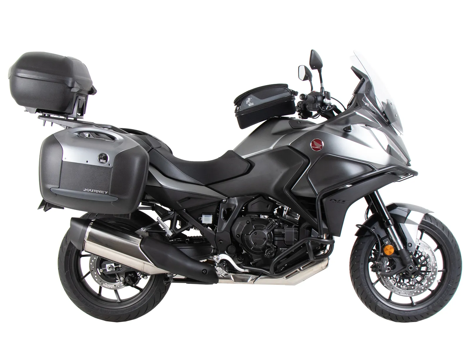 Easyrack top case carrier for combination with original luggage rack black for Honda NT 1100 (2022-2024)