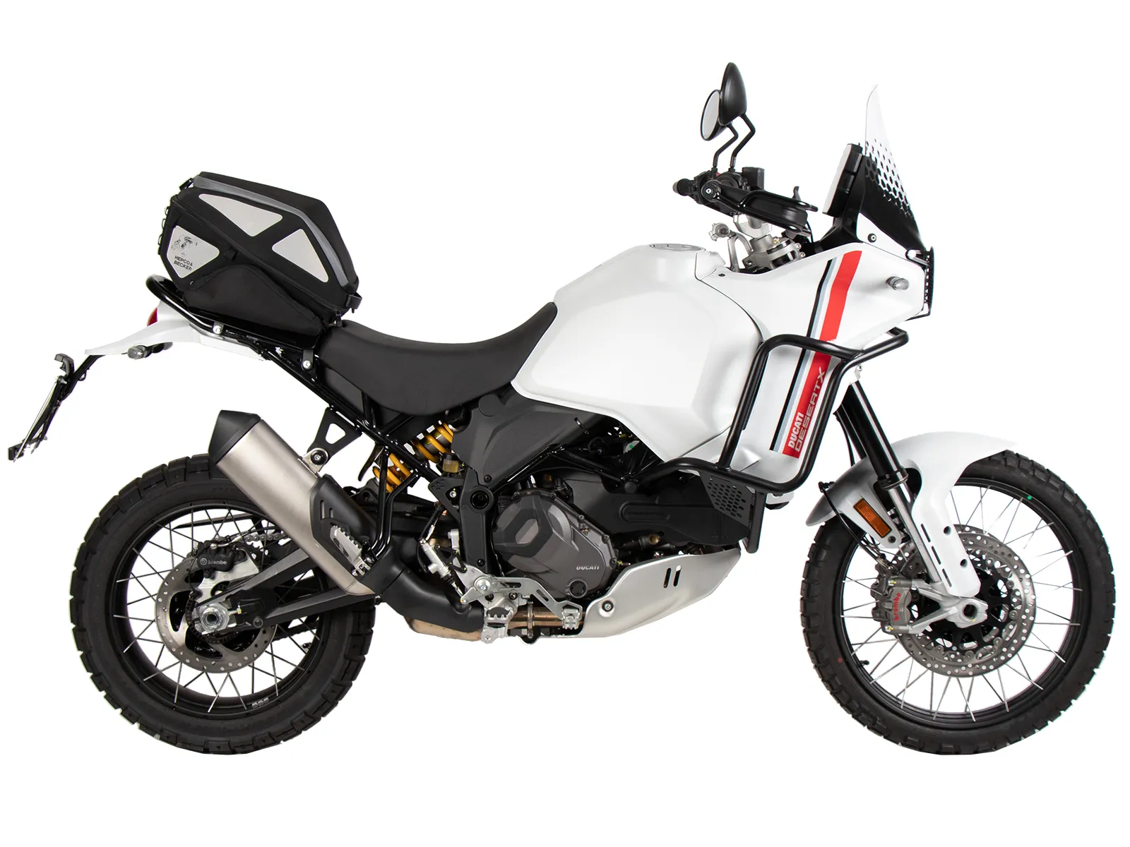 Sport rack fixed black for Ducati Desert X (2022-)