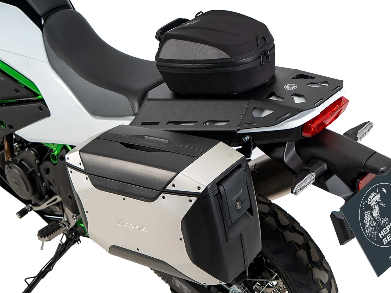 Luggage Guard Spacers, Black, for Kawasaki KLE 500 / SE (2026-)