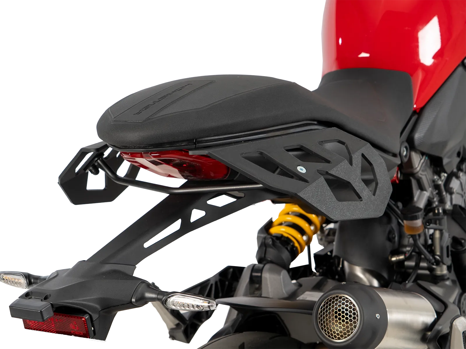 Luggage Guard Spacers, Black, for Ducati Monster 890 / + (2026-)