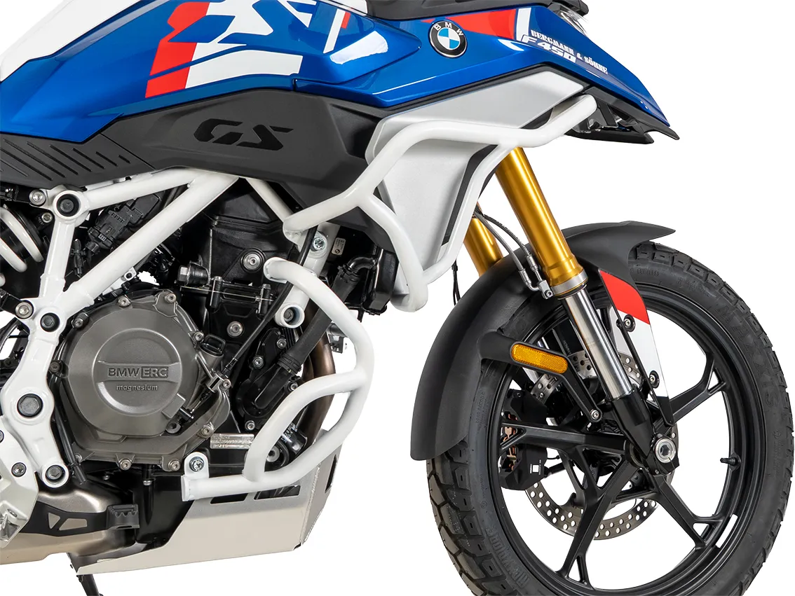 White engine guard for BMW F 450 GS (2026-)