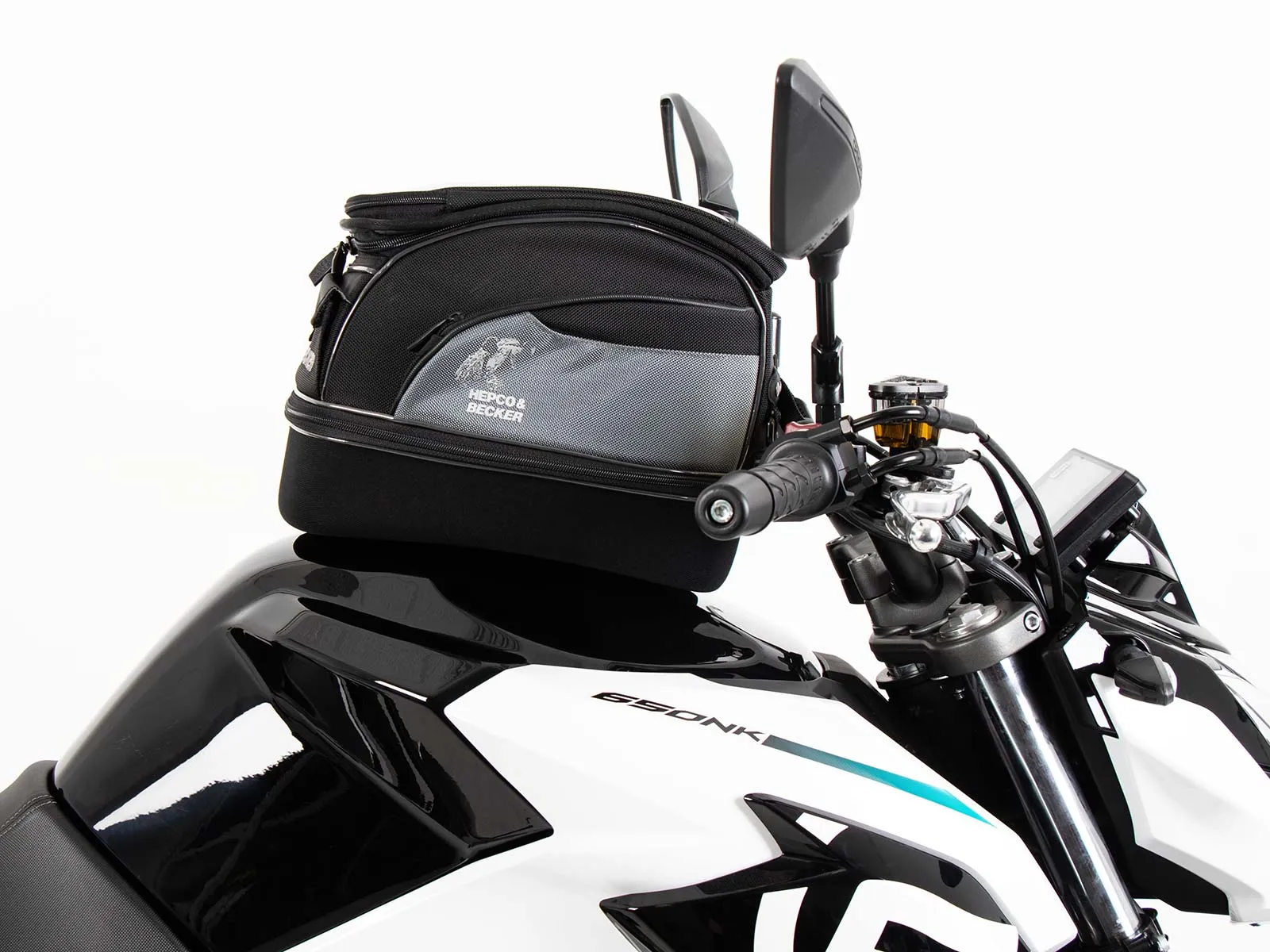 BASIC tank ring incl. tank bag lock unit for CF MOTO 650 NK (2016-2024)