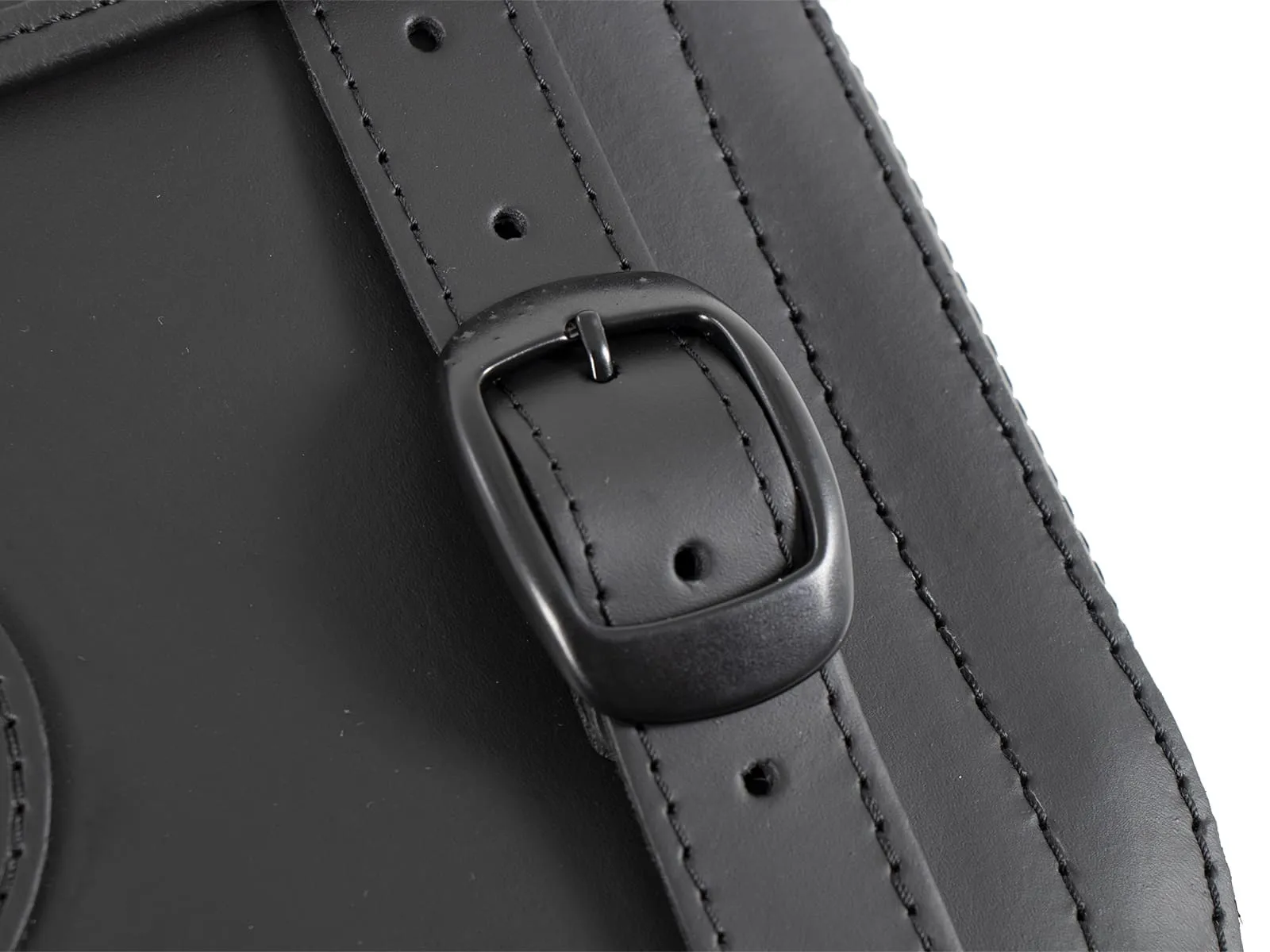 Rugged leather bag set black for C-Bow holder