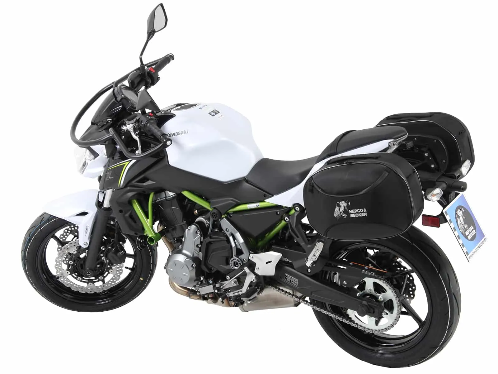 C-Bow side carrier black for Kawasaki Z 650 (2017-)