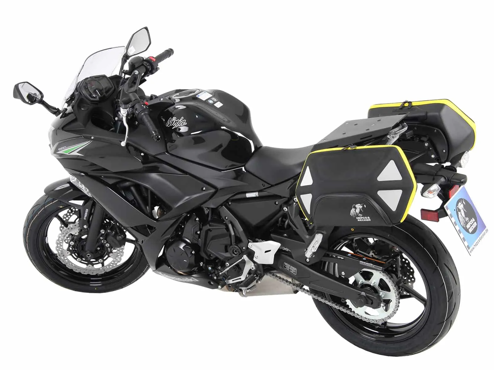 C-Bow side carrier black for Kawasaki Ninja 650 (2017-)