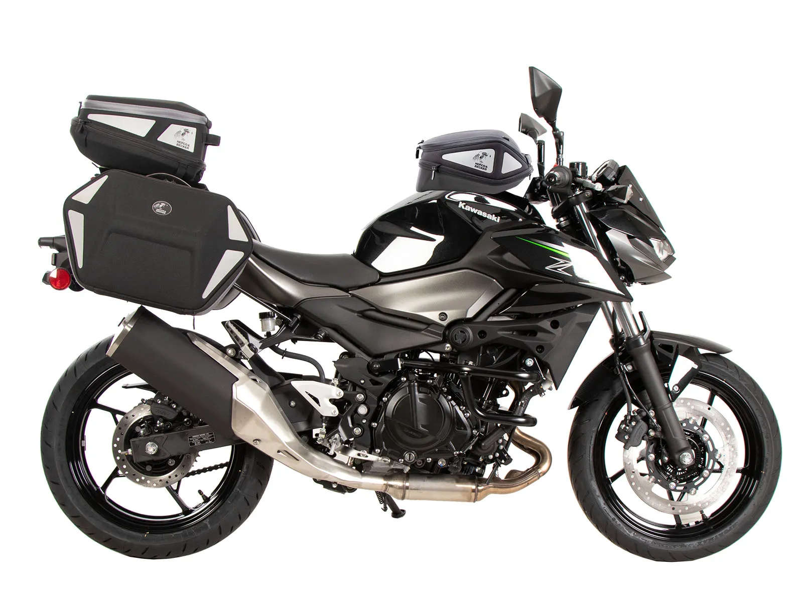 C-Bow side carrier black for Kawasaki Z 500 / SE (2024-)