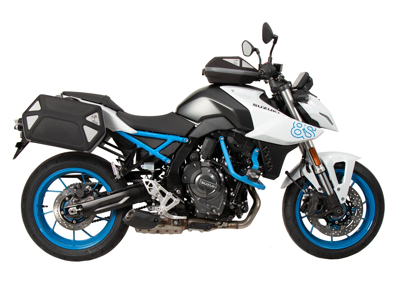 C-Bow side carrier black for Suzuki GSX-8S (2023-)