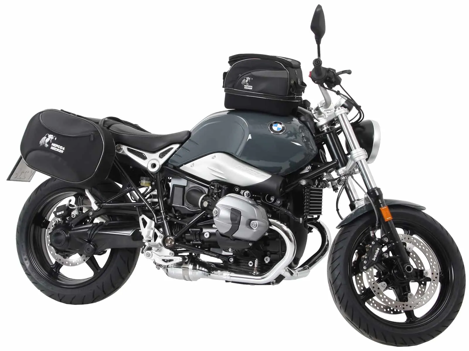 C-Bow side carrier black for BMW R nineT Pure (2017-2023)