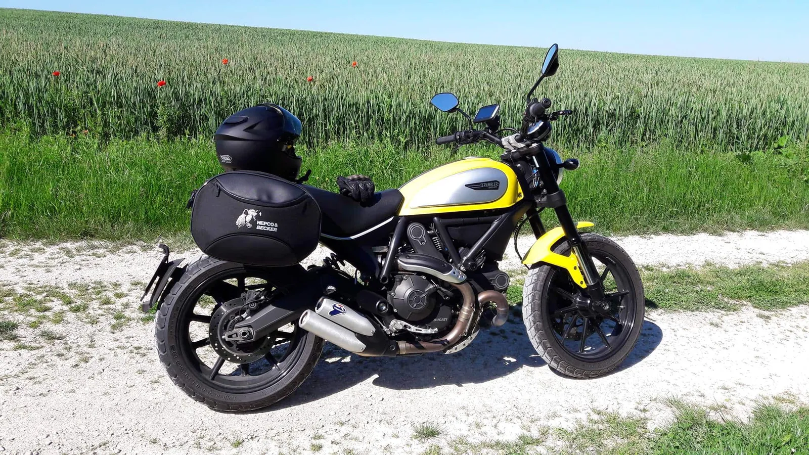 C-Bow side carrier black for Ducati Scrambler 800 (2015-2018)
