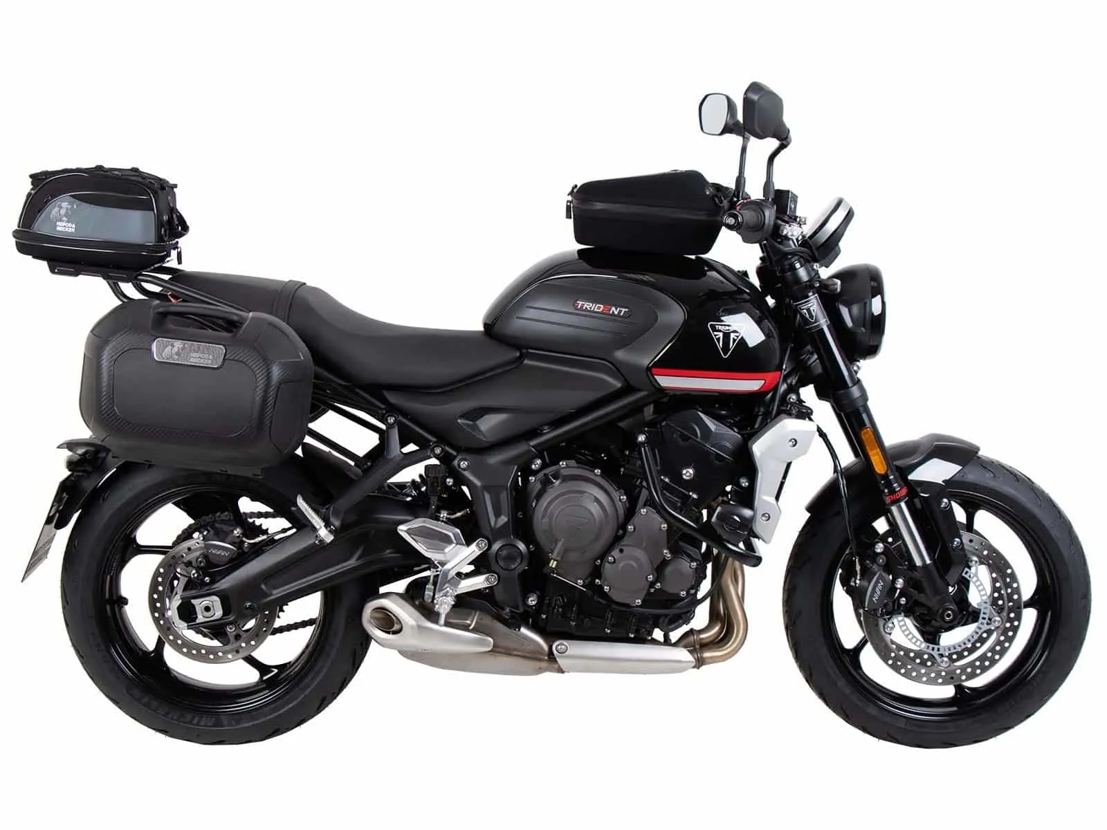 C-Bow side carrier black for Triumph Trident 660 (2021-2024)
