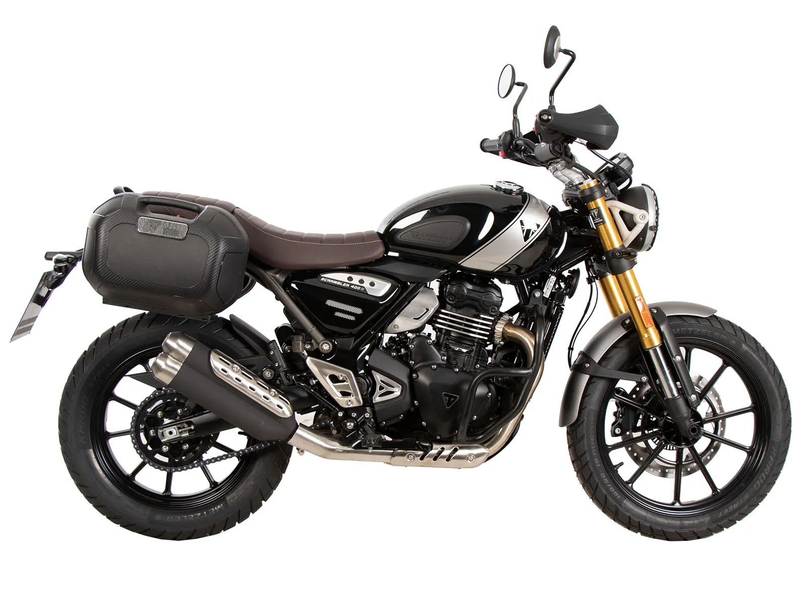 C-Bow side carrier black for Triumph Scrambler 400 X (2024-)