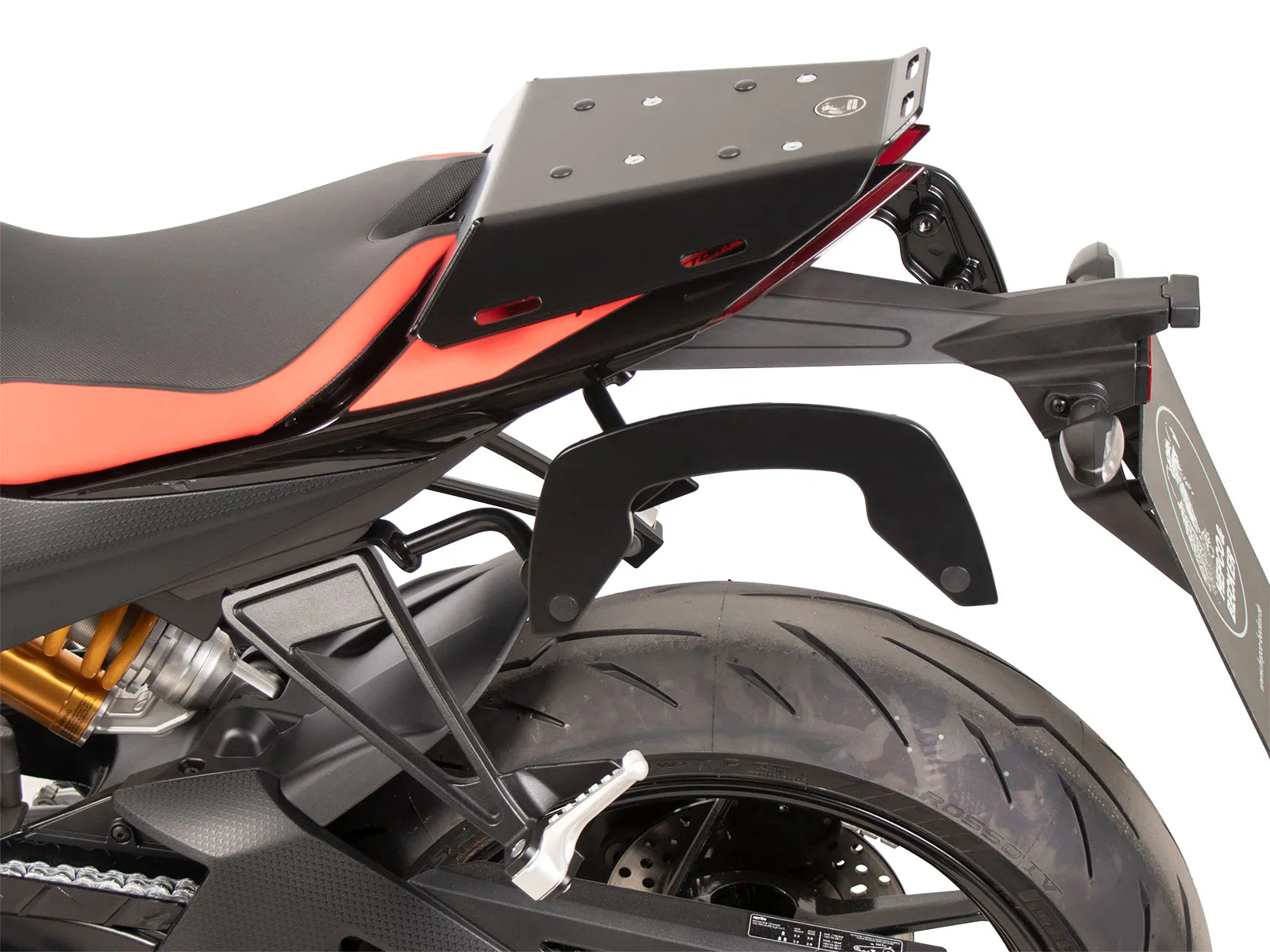 C-Bow side carrier black for Aprilia Tuono 660 Factory (2022-)