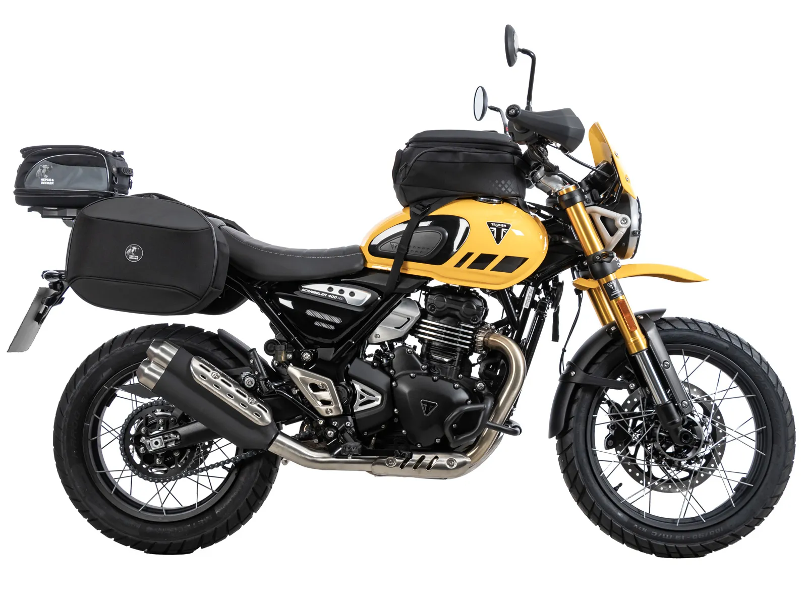 C-Bow side carrier black for Triumph Scrambler 400 XC (2025-)