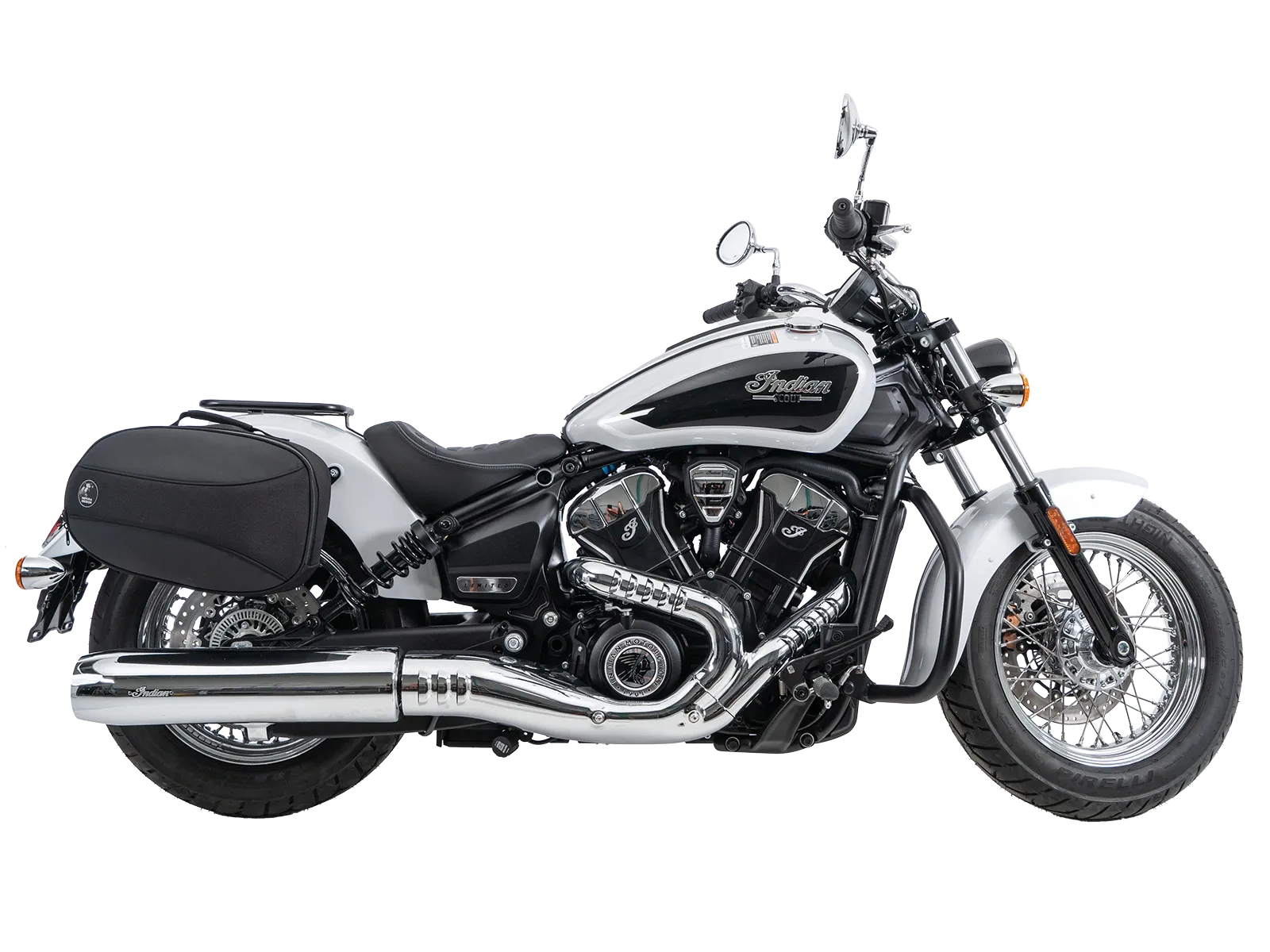 C-Bow side carrier chrome for Indian Scout Classic (2025-)