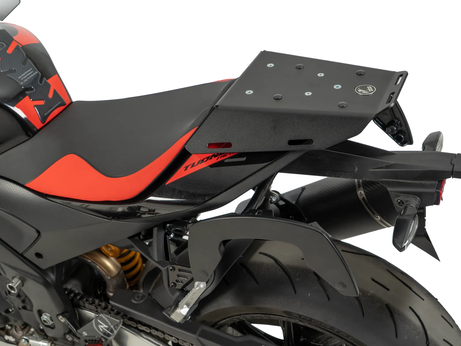 C-Bow side carrier black for Aprilia Tuono V4 Factory (2025-)