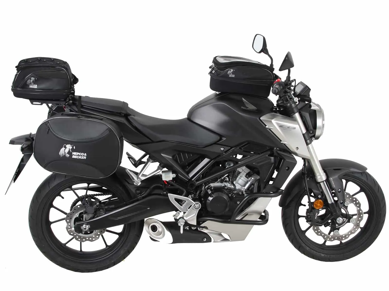 C-Bow side carrier black for Honda CB 125 R (2018-2024)