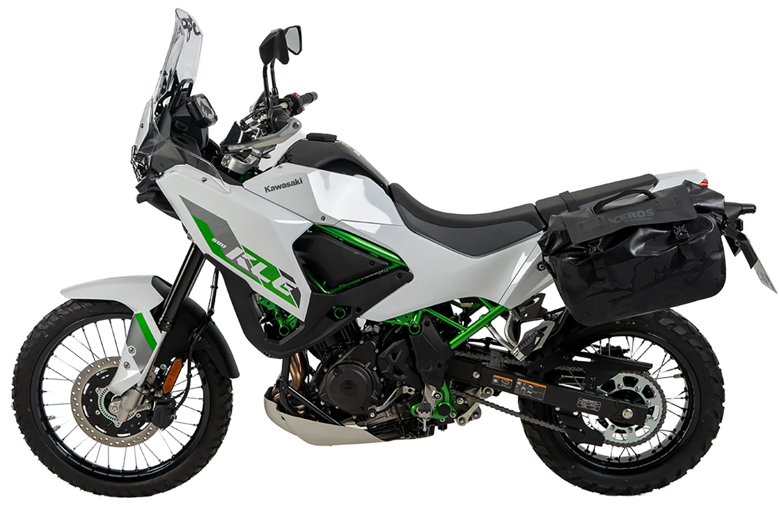 C-Bow side carrier one-sided left - black for Kawasaki KLE 500 / SE (2026-)