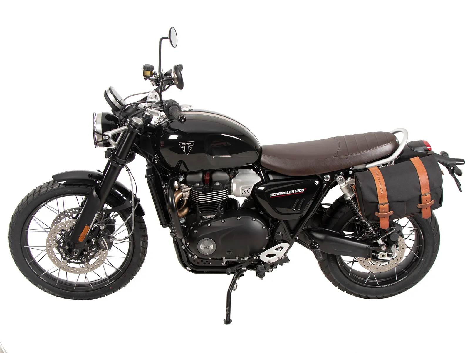 C-Bow side carrier one-sided left black for Triumph Scrambler 1200 X (2024-)