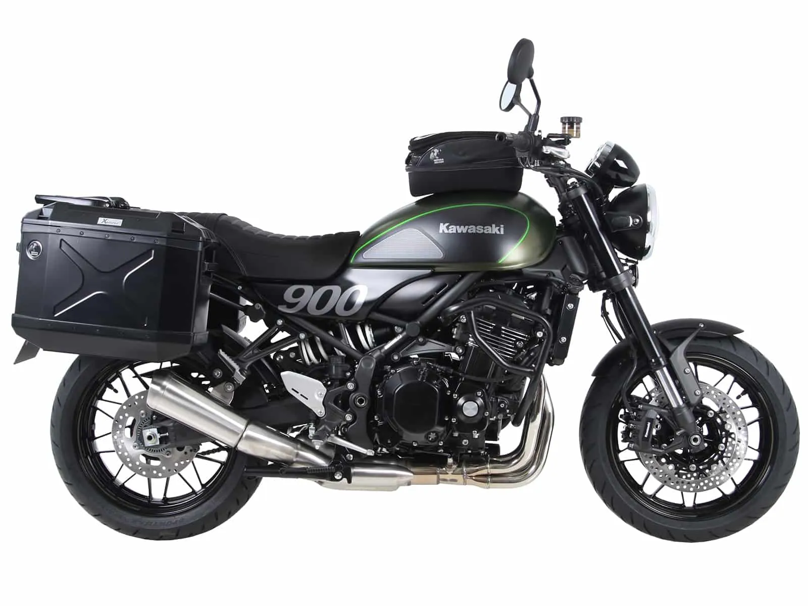 Lock-it black side case carrier for Kawasaki Z 900 RS/Cafe (2018-2025)