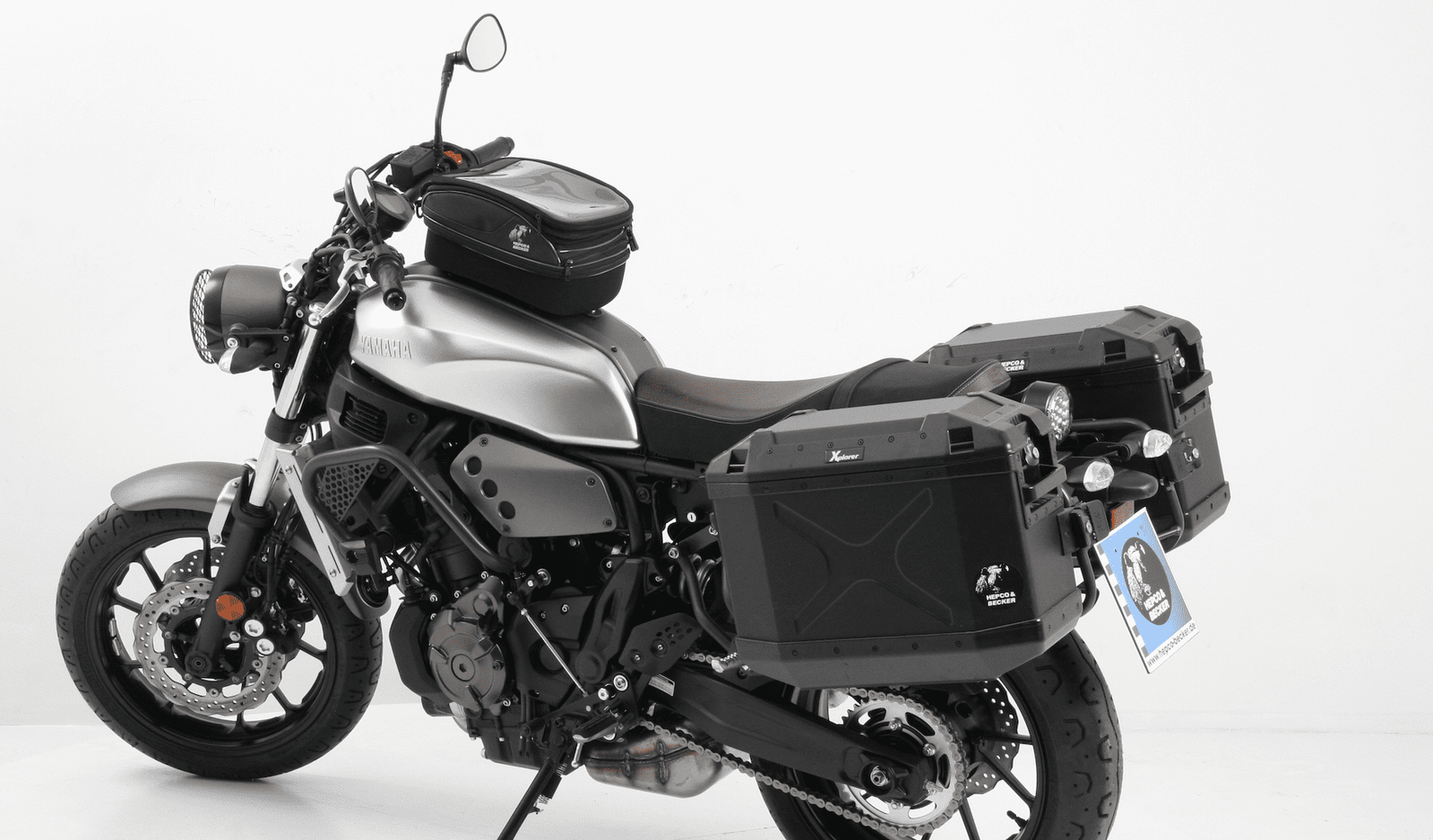 Side case carrier Lock-it anthracite for Yamaha XSR 700 / XTribute (2022-2025)