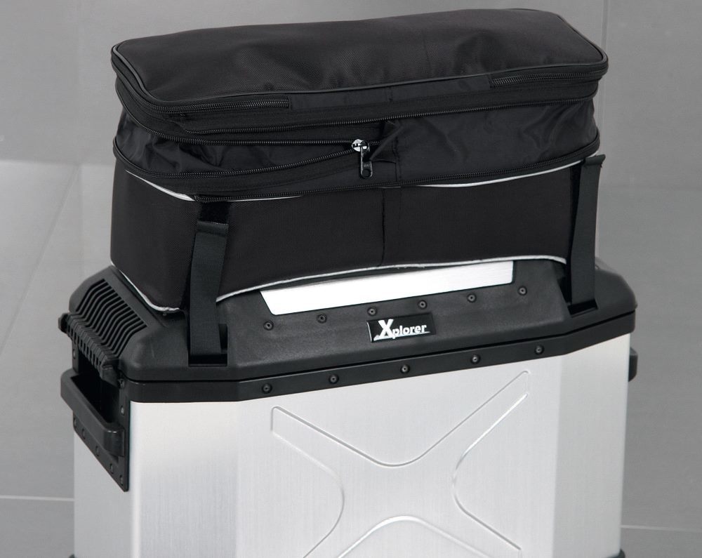 Topcase Plastique couleur Aluminium 38L X-PLOR